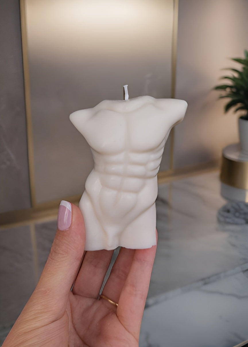 Žvakė vyro siluetas