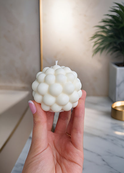 Apvali burbulinė žvakė