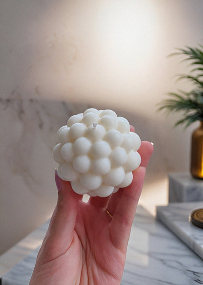 Apvali burbulinė žvakė